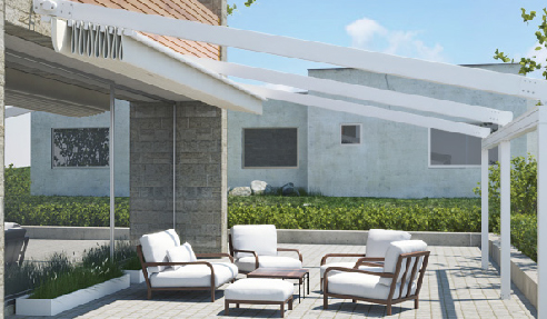 The Star Retractable Pergola from Eurola