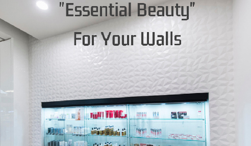 Visual Merchandising with Textured Panels by 3D Wall Panels