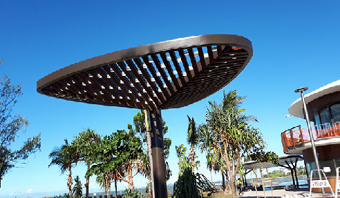 Wet Area Shade Structure with Bling from Allplastics