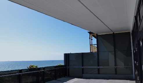 Key-Endura Slotted Soffit Linings - Grange Surf Life Saving Club