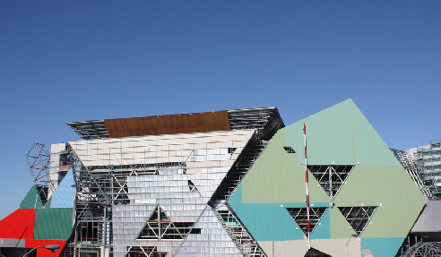 Kooltherm insulation on Perth Arena