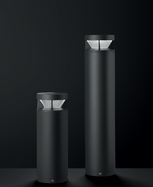 The new KTY200 bollards are flexible lighting tools. They are offered either with symmetric [C60] light distribution or with asymmetric, forward throw light distribution [R65], as used to illuminate walkways.