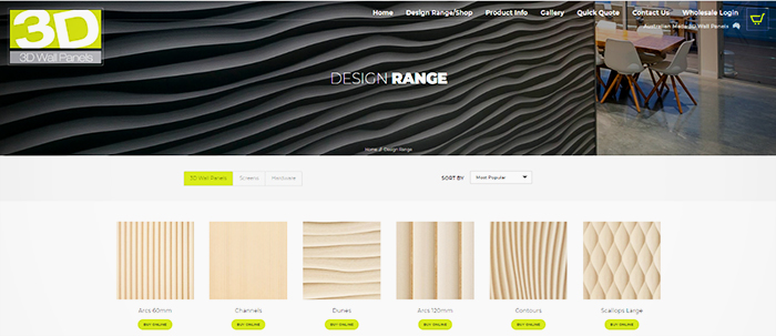 3D Wall Panels New Website