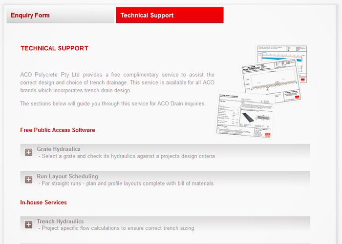 Industry-Leading Drainage Technical Support by ACO