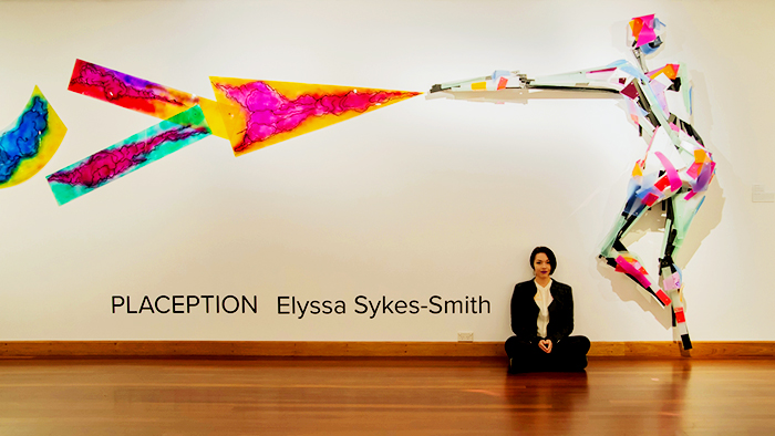Layered Acrylic Sculpture by Elyssa Sykes-Smith with Allplastics