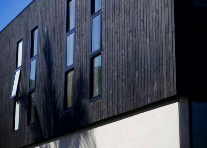 Shou Sugi Ban Architectural Cladding from Hazelwood & Hill