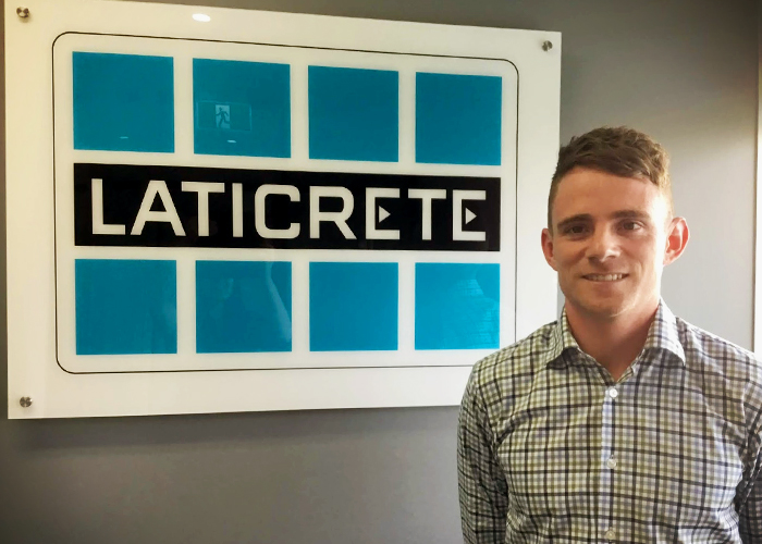 New Technical Sales Representative Corey Downes at LATICRETE