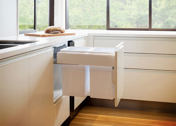 Award-Winning Hidden Kitchen Bins - Concelo from Nover