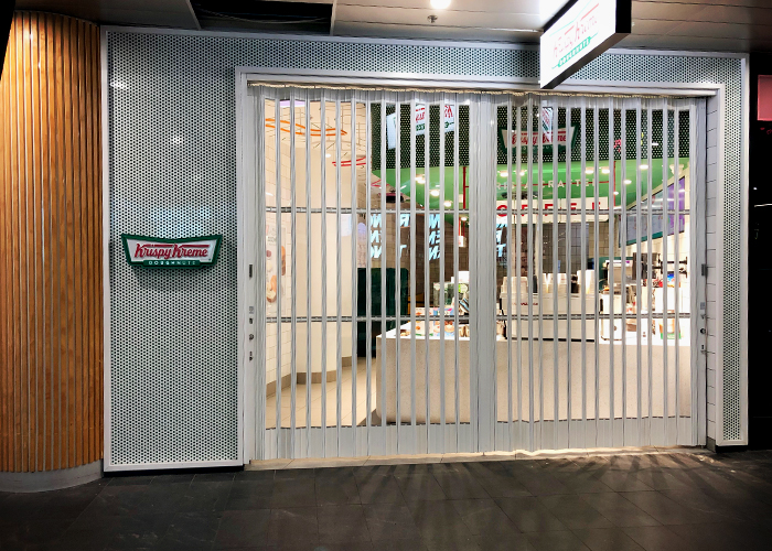 Precision Engineered Folding Security Shutters from Trellis Door Co