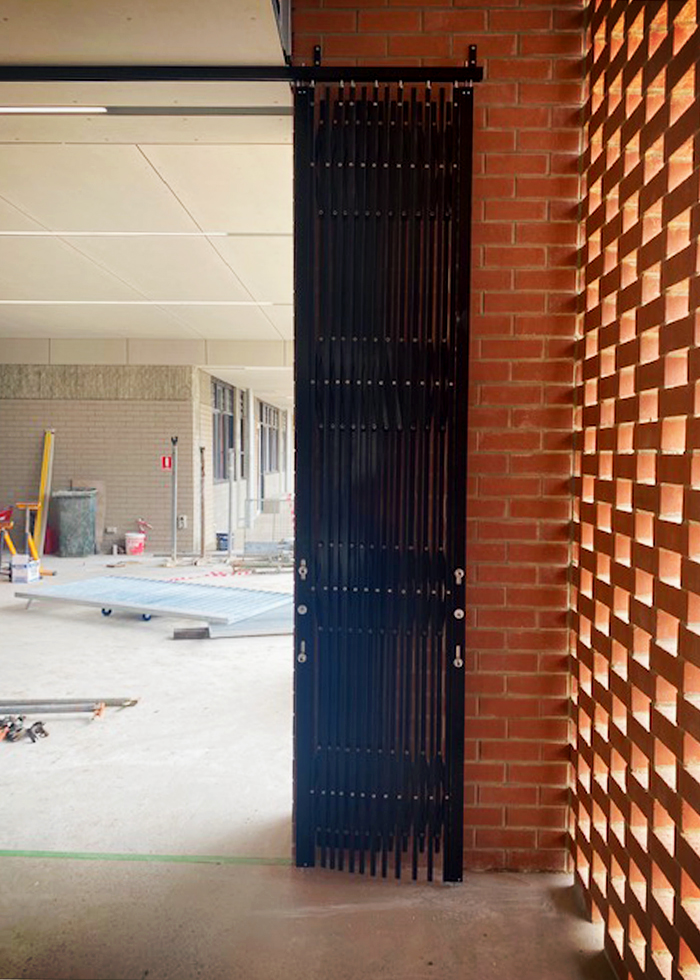 Heavy-duty Retractable Security Doors for Schools from ATDC