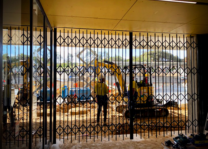 Heavy-duty Retractable Security Doors for Schools from ATDC