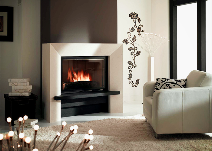 Wood Burning Fireplaces - C800RVE by Cheminees Chazelles