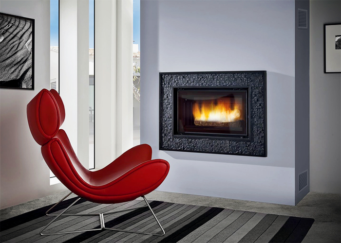 Wood Burning Fireplaces - C800RVE by Cheminees Chazelles