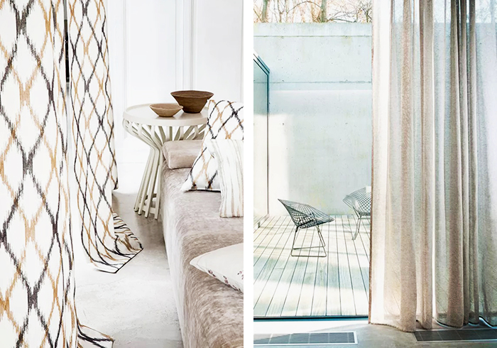 Sheer Curtain Fabrics & Design Sydney by Current Line Europe