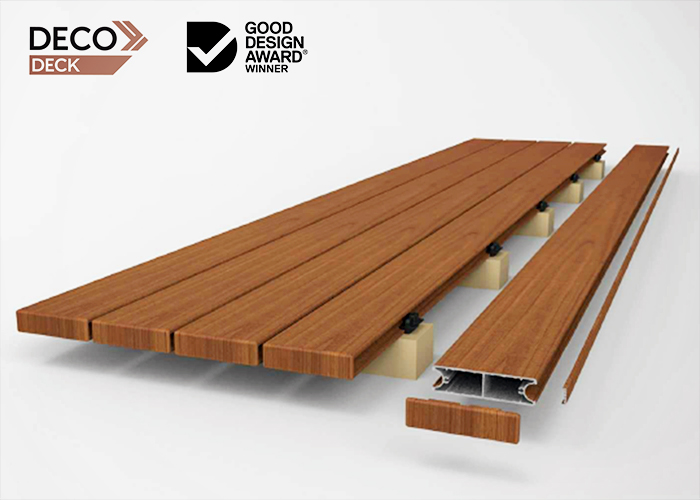 Timber-look Decking Wins Good Design Award 2020 by DECO