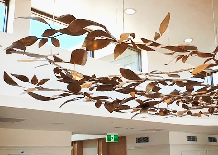 Acrylic Ceiling Features for Reception Areas by Di Emme