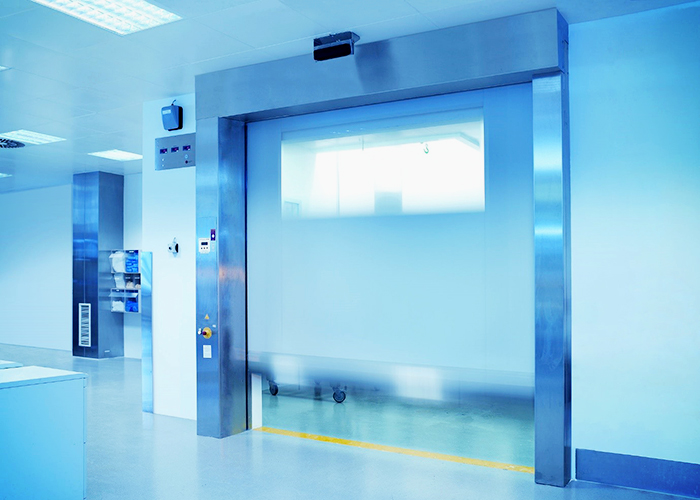 High-speed Cleanroom Roll Doors from DMF International