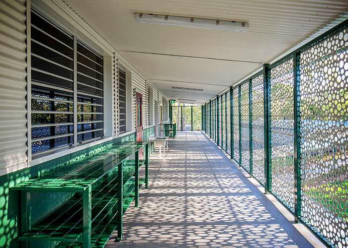 Clear Toughened Louvres for Schools from Safetyline Jalousie