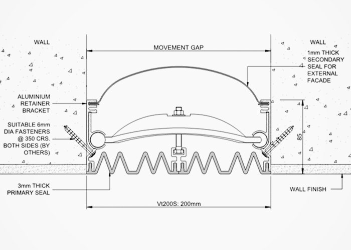 External Wall Movement Joint Systems from Unison Joints