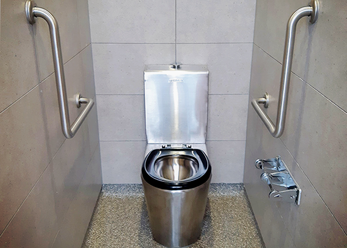 Stainless-steel Public Bathroom Basins from Britex