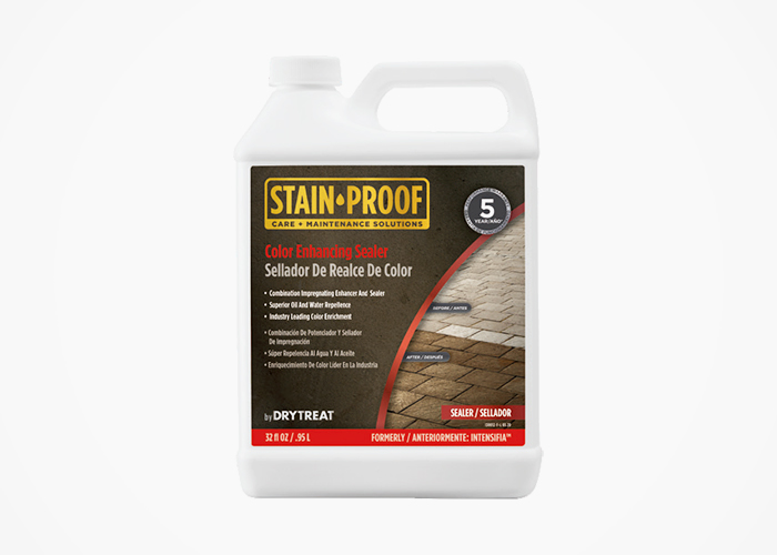 Specify Concrete Paver Seals and Enhancers from Stain-Proof