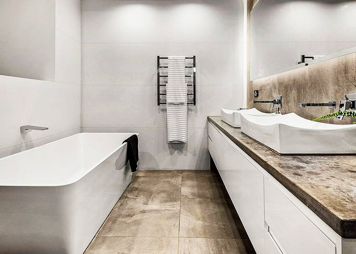 High-end Bathroom Surfaces by Lustre FX