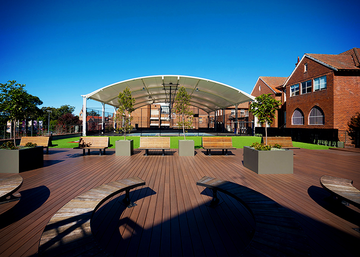 All-weather Sports Canopies - TensoSport by MakMax Australia