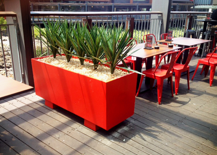 GRC Planter Boxes -  Post-COVID Hospitality Offer from Mascot