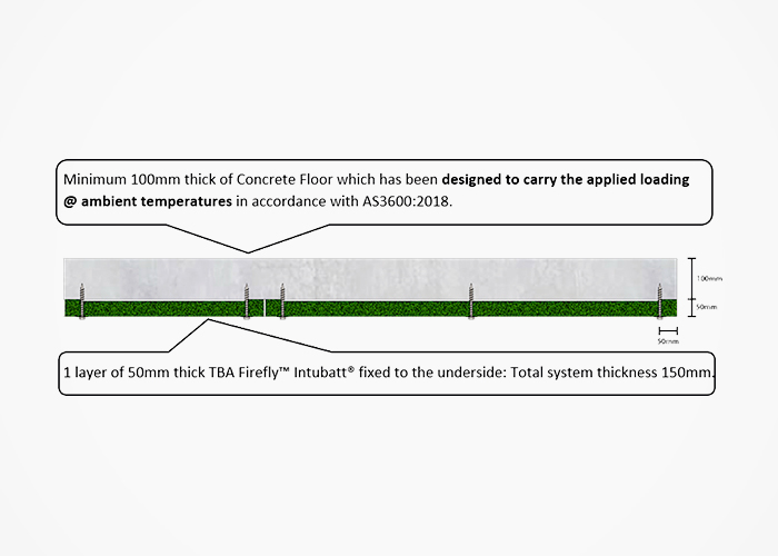 FRL 240/240/240 Concrete Protection - Intubatt by FIREFLY