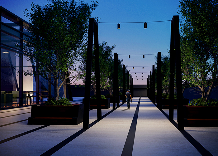 DAS100 Catenary Luminaires for Urban Spaces New from WE-EF