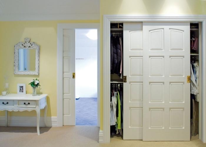 Top Track Wardrobe Door System by CS Cavity Sliders