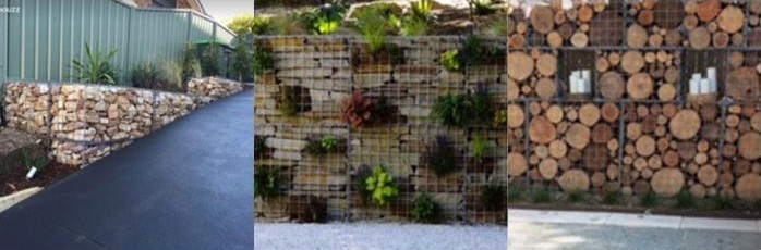 Grace Gabion Cage for Outdoor Applications by KHD