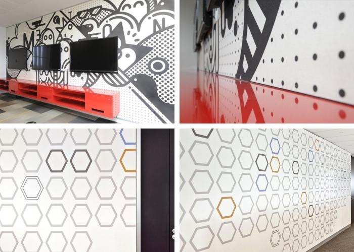 Custom Digital Printing for Feature Walls by Mitchell Group