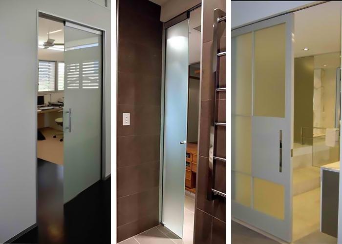 Sliding Doors with No Floor Tracks by Smooth Door Systems