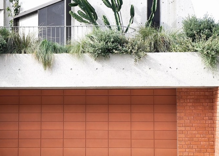 Terracotta Garage Door by Axolotl