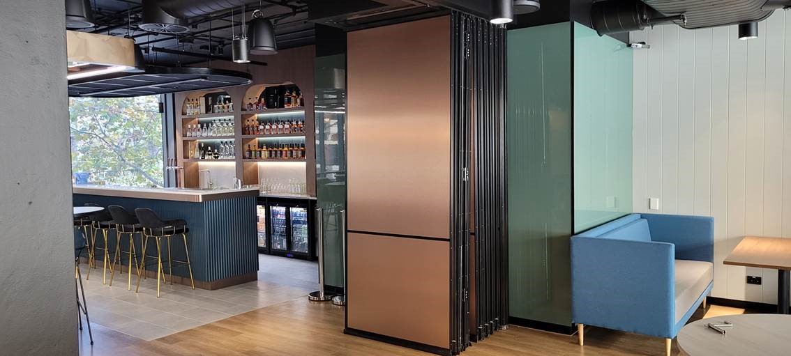 RW 49 Rated Acoustic Operable Walls at Brown-Forman by Bildspec