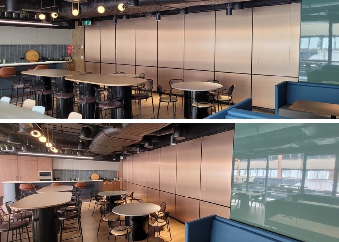 RW 49 Rated Acoustic Operable Walls at Brown-Forman by Bildspec