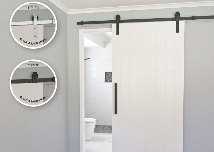 Side Fix and Top Fix Barn Doors by Cowdroy
