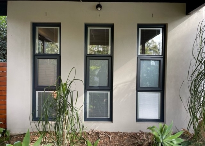 Black Frame Double Glazed Windows and Doors by Ecovue