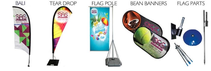 Custom Promotional Flags by SAS Signages
