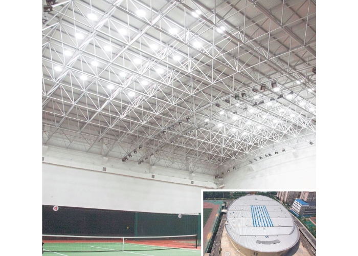 Lighting Indoor Sports Courts with Solatube