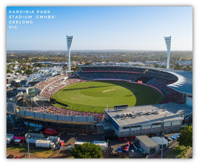 Installation Unison's Expansion Joints into Kardinia Park Stadium GMHBA Geelong