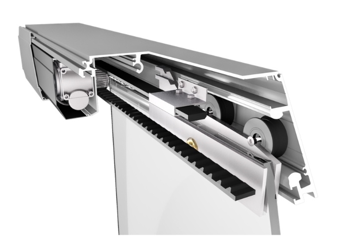 Automatic Operator for Aluminium Framed Doors by ADIS