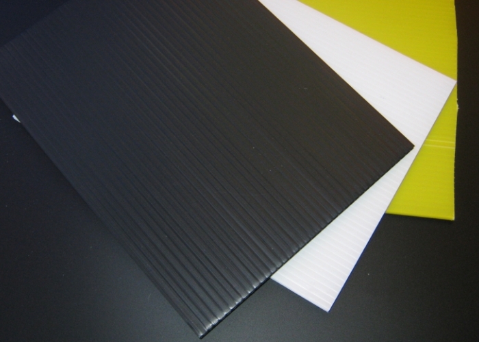 Flute Board for Flooring Protection by Allplastics