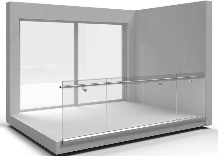 Frameless Glass Balustrade for Balconies by ALLOY