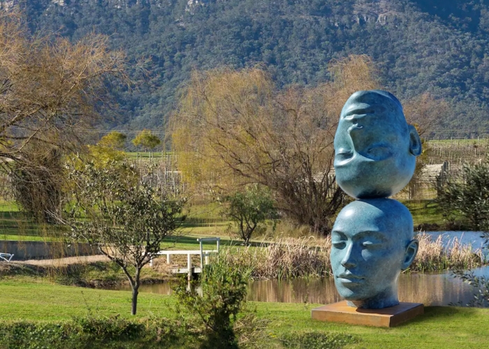 Installation for Landmark Sculptures by ARTPark Australia