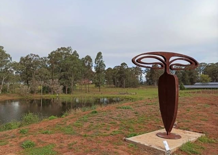 Installation for Landmark Sculptures by ARTPark Australia