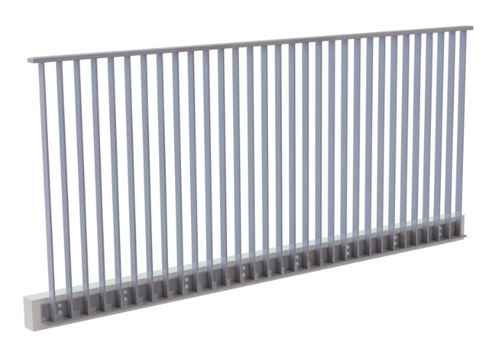 Non-Glazed Balustrade System for Balconies by Axiom Group