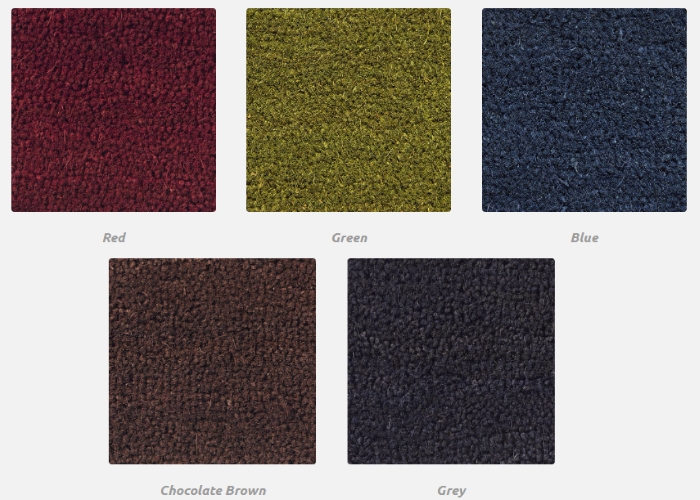 Coloured Coconut Fibre Mat by Birrus