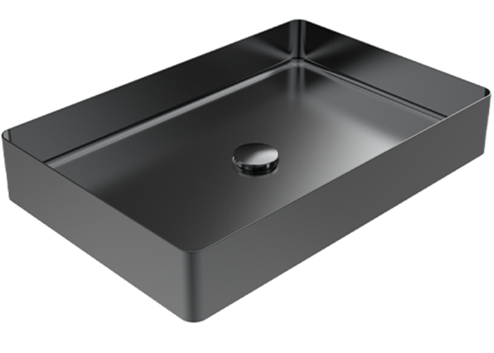 Gunmetal Rectangular Basin for WCs by Britex